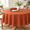 Bison-70" (Round), variant on Cameron Tablecloth (white 52" X 70" Rectangular)