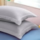 thumbnail image 4 of Fundas de Almohada de Microfibra Super Suave y Cómoda, Tamaño Estándar - Gris, 4 of 6