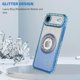 thumbnail image 5 of Compatible con iPhone 17 Air Estuche con purpurina magnética con Magsafe Estuche de diamantes de imitación de lujo con vista de logotipo Chapado en diamante brillante Protección de lente de cámara, 5 of 6