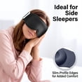 thumbnail image 6 of Sleep Eye Mask, Weighted Sleep Mask with 100% Blackout Design, Deep 3D Eye Pockets, Zero Eye Pressure, Soft Comfortable Fabric for Night Sleep, Travel, Meditation, for Women and Men, 6 of 8