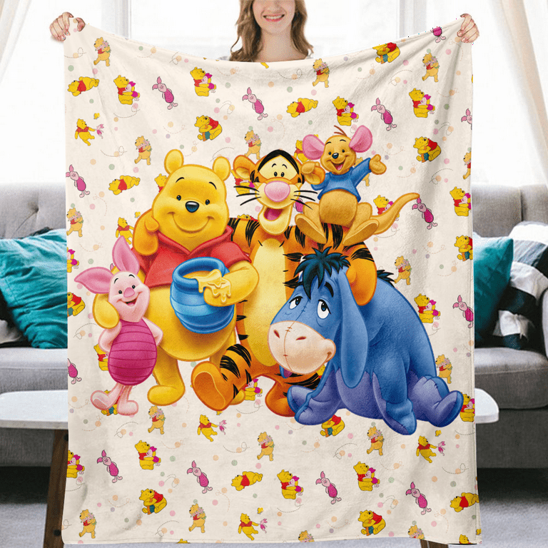 Winnie the Pooh Cartoon Cute Super Soft Warm Throw BlanketWarm Fuzzy Blanket Baby Kids Adults 39x59inch 100x150cm Walmart