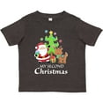 thumbnail image 3 of Inktastic My 2nd Christmas with Santa Reindeer and Tree Boys or Girls Toddler T-Shirt, 3 of 5