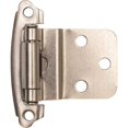 thumbnail image 1 of Anvil Mark 2494375 Anvil Mark Self-Closing Cabinet Hinge  1-1/2 In.  3/8 In. Inset  Satin Nickel  10 Per Pack, 1 of 1
