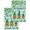 Green, variant on St. Patrick's Day Kitchen Dish Towels for Drying Dishes Set of 4, Green Leaf Gnomes Shamrock Clovers Waffle Weave Microfiber Hand Tea Bathroom Towels Quick Dry & Absorbent Towel 15.7x23.6