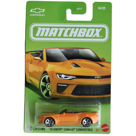 Matchbox '16 Chevy Camaro Convertible [yellow] 4/5