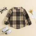 thumbnail image 6 of Landzoo Outerwear Kids Toddler Baby Boys Autumn Winter Shirt Jacket Plaid Cotton Long Sleeve Button Down Boys Coat Clothes Outwear Cozy Versatile, 6 of 7