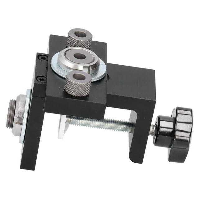 Hole Drill Guide Jig, 8mm Round Dowel Diameter Drilling Holes Locator Portable For DIY