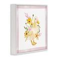 thumbnail image 3 of Stupell Industries Cottage Duck & Yellow Daisies White Framed Giclee Art, 12 x 12, by Enya Todd, 3 of 8