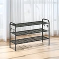 thumbnail image 2 of Narrow Shoe Rack, Sturdy 8 Tier Metal Tall Shoe Rack Shelf, Slim Shoe Storage Organizer for Closet Entryway Small Spaces, Vertical Shoe Stand Tower, 2 of 5