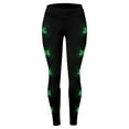 thumbnail image 4 of BOOMILK St. Patrick's Day Leggings for Women Trendy Shamrock Print High Waisted Stretch Legging Plus Size Workout Yoga Pants, 4 of 4