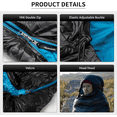 thumbnail image 4 of Naturehike Ultralight White Goose Down Sleeping Bag 750/550 Fill Power with Compression Sack, 4 of 9