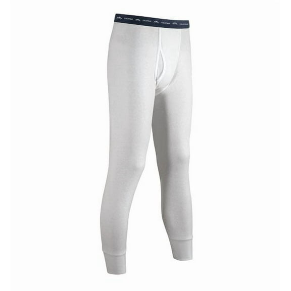 coldpruf men's basic dual layer bottom, winter white, medium tall