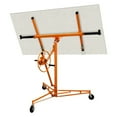 thumbnail image 2 of 16FT Drywall Rolling Lifter Panel, Sheetrock Lift Drywall Lift with Adjustable Telescopic Arm & Caster Wheels, Panel Hoist Jack Tool, 150LBS Weight Capacity, Single-Person Operation, Yellow, 2 of 8