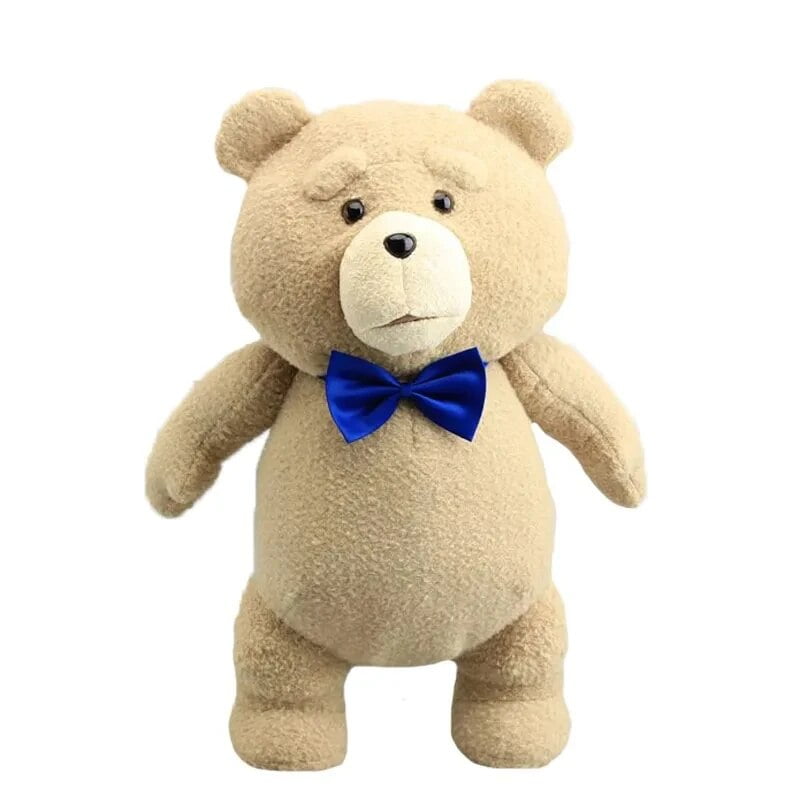 46cm TED Plush Movie Teddy Bear TED 2 Plush Doll Toys In Apron styles Soft Stuffed Animals Plush Toys Animal for Kids Gift WHITE