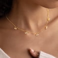 thumbnail image 2 of Turandoss 14K Gold Plated Evil Eye Choker Necklace for Women Dainty Simple Non Tarnish Cubic Zirconia Station Evil Eye Necklaces Jewelry Lucky Protection Gifts for Women Teen Girl Her, 2 of 7