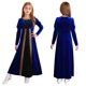 thumbnail image 3 of Vestido de Cosplay Medieval renacentista para niñas, disfraz de manga larga con flores doradas, vestido de princesa Retro, disfraz romano antiguo, 3 of 5