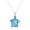Blue, variant on Censtreet Enamel Chain Sea Ocean Floral Turtle Necklace Pendant For Women Charms Fashion Jewelry Gifts