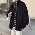 thumbnail image 1 of Suéter de otoño e invierno, cárdigan holgado de estilo coreano para hombre, suéter de punto para jóvenes estudiantes a la moda, ropa exterior con hilo a juego, 1 of 5