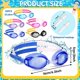 thumbnail image 3 of 30 Pcs Kids Swim Goggles Bulk Child Swimming Goggles Gifts for Boys Girls Toddler Pool Surfing Diving, 3 of 5