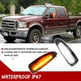 thumbnail image 5 of GTINTHEBOX Smoke Lens White/Amber Switchback LED Side Mirror Lamps For 2003-2007 Ford F250 F350, 5 of 12