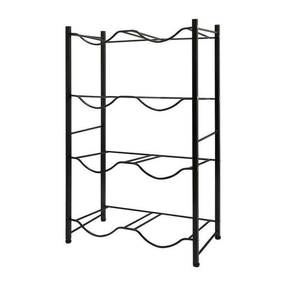 Dwellnix Water Bottle Jug Rack Holder Water Bottle Storage Rack Organizer 4 Tiers 5 Gal