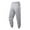 420#Joggers-Light Gray, variant on Mens Sherpa Lined Athletic Sweatpants Warm Winter Joggers, Casual Drawstring Pants with Zipper Pockets