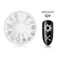 thumbnail image 1 of 1 Box Nail Art Decoration Nails Rhinestone Manicure DIY Accessory Tools (02Silver), 1 of 2