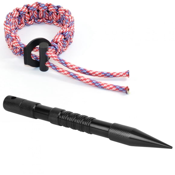 Aguja con pinchos de paracord, aguja con pinchos de paracord, aguja con pinchos para tejer pulseras, aguja con pinchos de aluminio, ingeniería de precisión