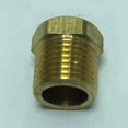 thumbnail image 1 of Conector de adaptador de tubo de rosca de enchufe de tubo de enchufe hundido de latón DYNWAVEMX Accesorio de manguera de rosca macho de latón, 1 of 8