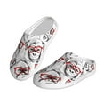 thumbnail image 2 of Daiia Monkey Print Women’s Fuzzy Slippers Memory Foam Lightweight House Shoes Cozy Loafer Flannel House Shoes-42/43, 2 of 7