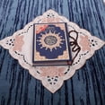 thumbnail image 3 of Mu LAN Face Prayer Mat Muslim Prayer Mat for Face (Cream Brown Flower), 3 of 8
