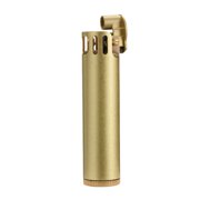 Unique Swiss Vintage Windproof Trench Kerosene Lighter,Soft-Flame,Cigar,Refillable,Outdoor,Compact and Portable,Double-Flame Jet,Copper,Gift Packaging,Gift for Men, Thorens One Press Ignition​