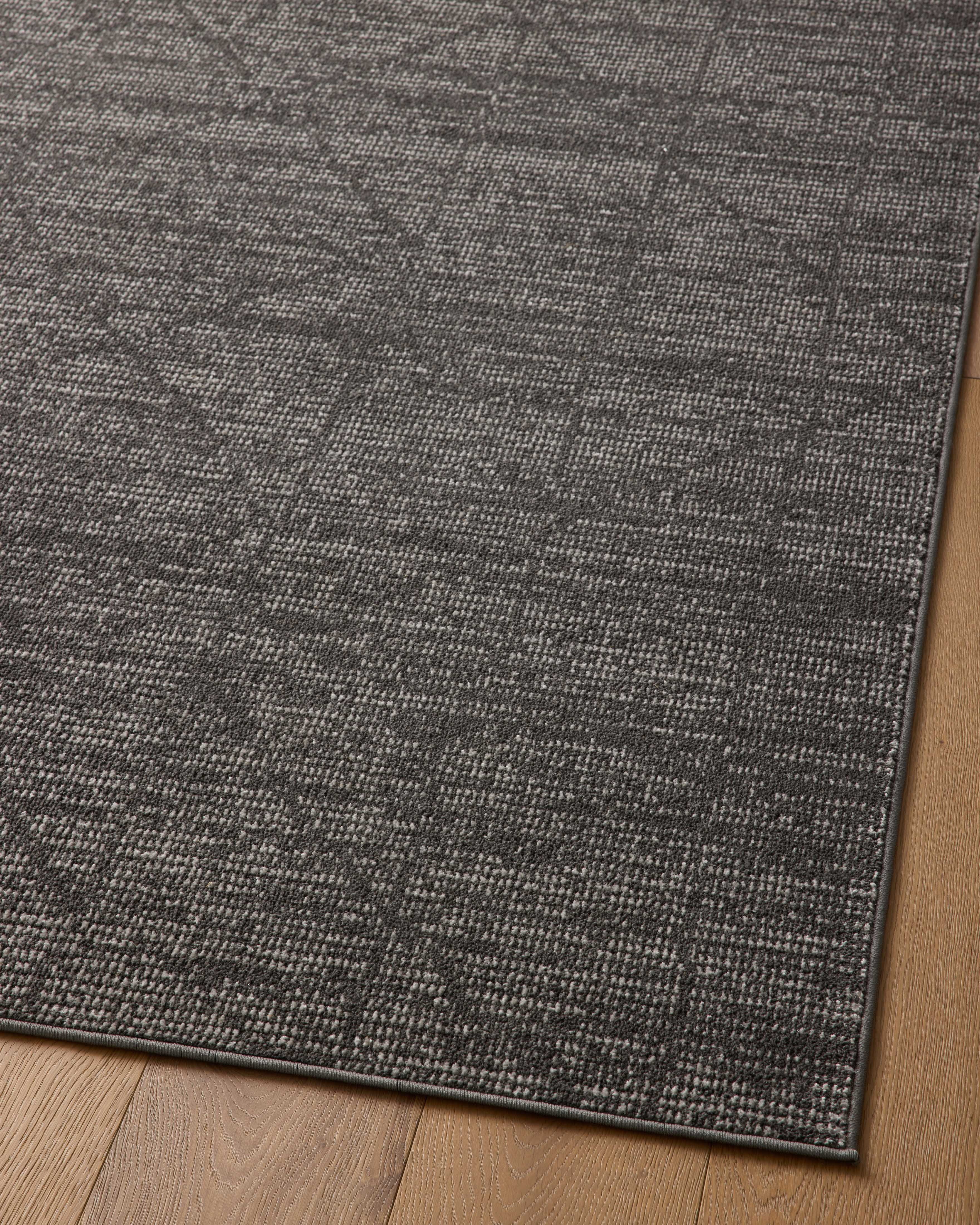 Loloi Kamala Charcoal / Ivory 4'-0" x 6'-0" Accent Rug