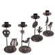 thumbnail image 4 of Candelabros de escritorio con diseño bonito de bruja y murciélago para Halloween, candelabros decorativos, soporte para decoración del hogar de Halloween, 4 of 14