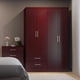 thumbnail image 2 of Madera Caoba - Grande - Closet Minimalista 3 Puertas 2 Cajon Alameda Moderno, 2 of 2