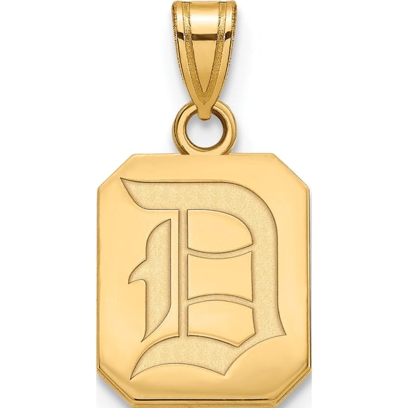 10K Yellow Gold 10Ky Logoart Duquesne University Small Pendant (18 X 11) Made In United States 1y005duu