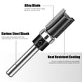 thumbnail image 4 of 4Pcs Milling Cutter 1/4inch Handle Milling Cutter Copy Trimming Cutter Shank Top Bearing Flush Trim Pattern Accessories, 4 of 8