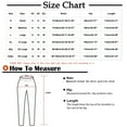 thumbnail image 2 of WFJCJPAF 2024 New Product Clearance！ Khaki Pants for Women Plus Size,Women Casual Solid Elastic Waist Pocket New Fashion Length Pants - Navy S, 2 of 5