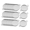 thumbnail image 4 of GUOOL Lot de 30 Pendentifs Ronds Vierges Cabochons pour Fabrication de Bijoux 10mm, 4 of 7