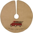 thumbnail image 1 of The Country House Christmas Red Truck Burlap Tree Skirt (36"), 1 of 1