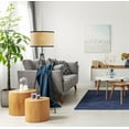 thumbnail image 2 of Adesso Raven 58.5" 3-Way Black Tripod Floor Lamp with Natural Woven Paper Drum Shade, 2 of 5