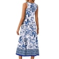 thumbnail image 5 of Fantaslook Summer Dresses for Women Sleeveless Casual Long Dress Beach Vacation Sundresses with Pockets, 5 of 9