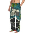 thumbnail image 2 of Disketp Black Head Woman With Owl Hair Men'S Pajama Pants - Ultra Soft Fleece Sleep And Lounge Pants (Size: S-Xxl), 2 of 9