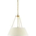 thumbnail image 5 of Antique Gold Leaf White Lytham Pendant, 5 of 7