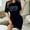 Black, variant on Sakmal Lightweight Womens Moomoo Nightgowns Valentines Short Sleeve Love Night dress Letter Print Short Womens Nightgown L