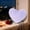Purple, variant on Upgraded Heart Pillow Pink Valentine's Day Decorations