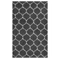 thumbnail image 2 of Modway Solvea Moroccan Trellis 5x8 Shag Area Rug in Dark Gray and Ivory, 2 of 7