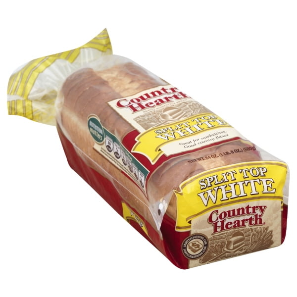 Country Hearth Split Butter White Bread, 24 oz