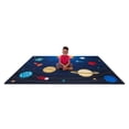 thumbnail image 3 of Joy Carpets Kid Essentials Out of this World 78" x 109" Indoor Area Rug in Color Multi, 3 of 4