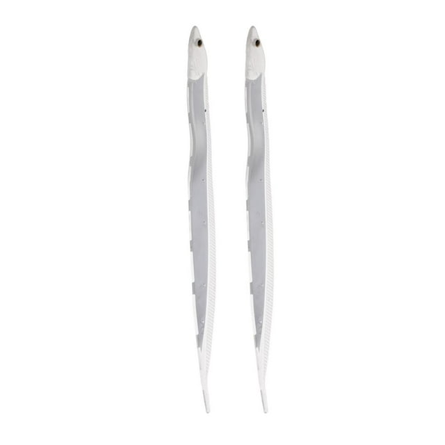 2 Piezas De Señuelo De Pesca , Cebo Suave, Señuelo De Pescado Hairtail Saury, Pesca 28 Cm / 11 Pulgadas